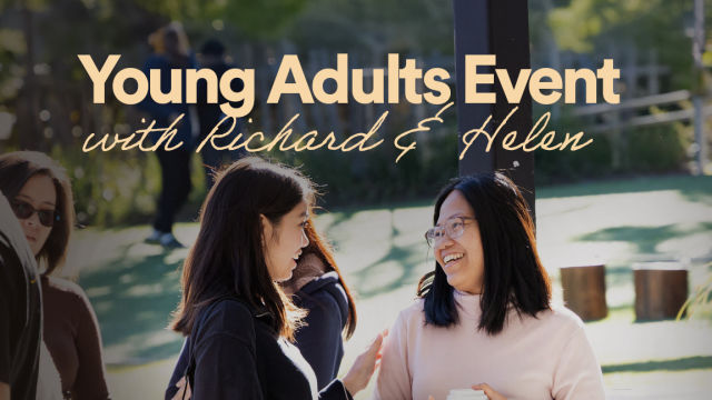 Young Adults Night with Pastors Richard & Helen